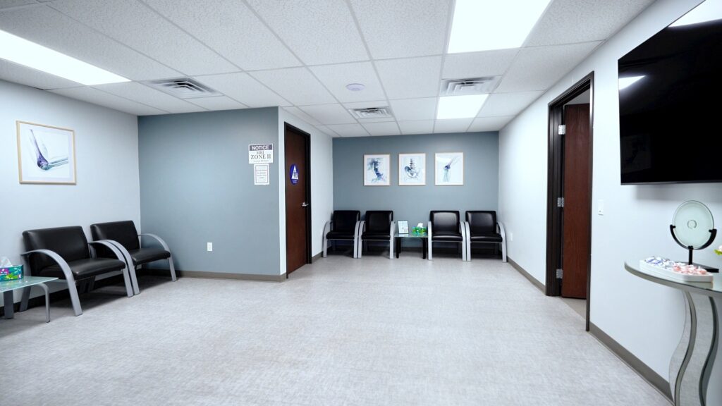 Comfortable patient waiting area with seating at High Desert Open MRI in Victorville, CA