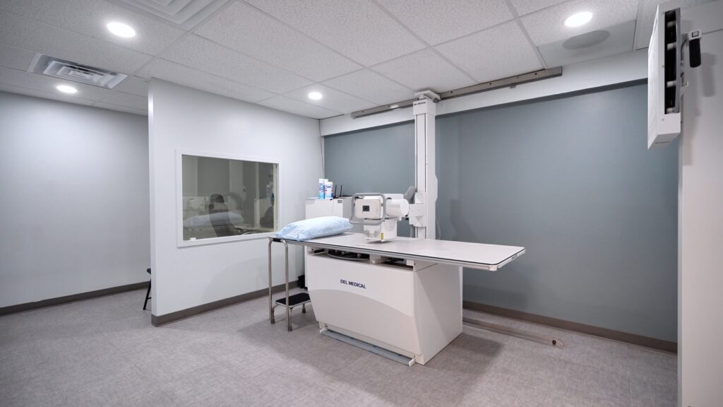Digital X-ray imaging room at High Desert Open MRI in Victorville, CA