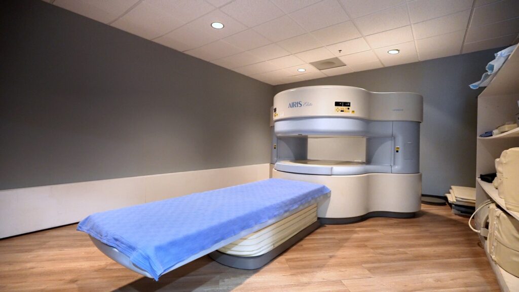 Open MRI scanner suite at Rancho Open MRI in Rancho Cucamonga, CA