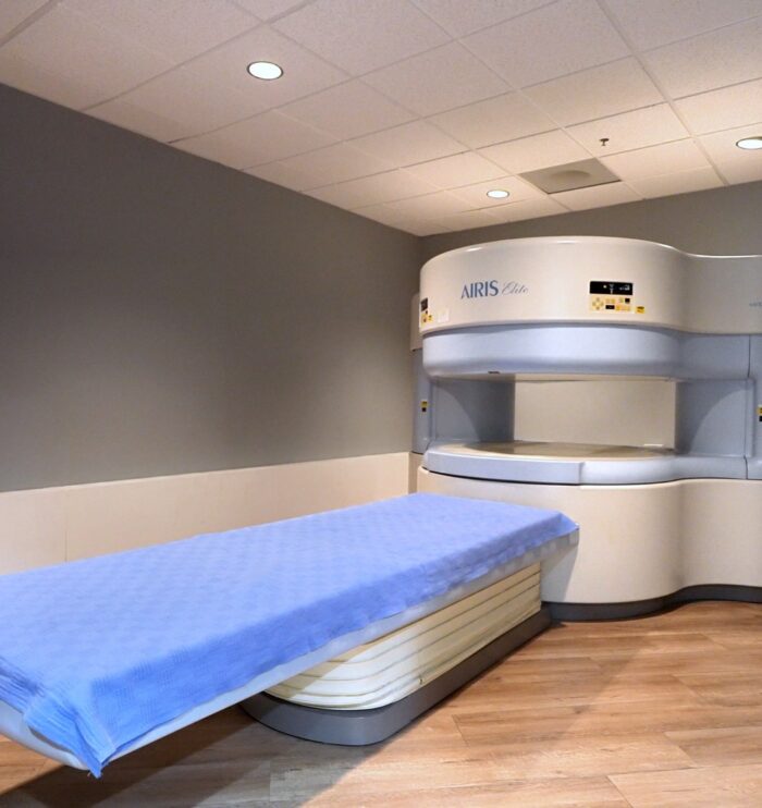 Open MRI scanner suite at Rancho Open MRI in Rancho Cucamonga, CA