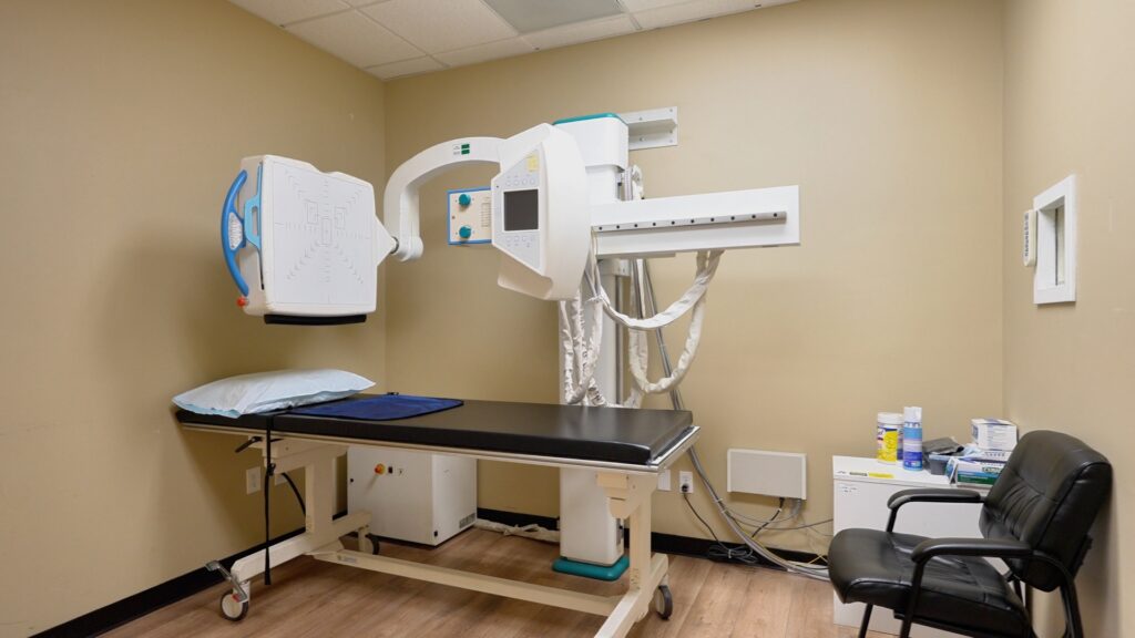 Digital X-ray imaging room at Rancho Open MRI in Rancho Cucamonga, CA