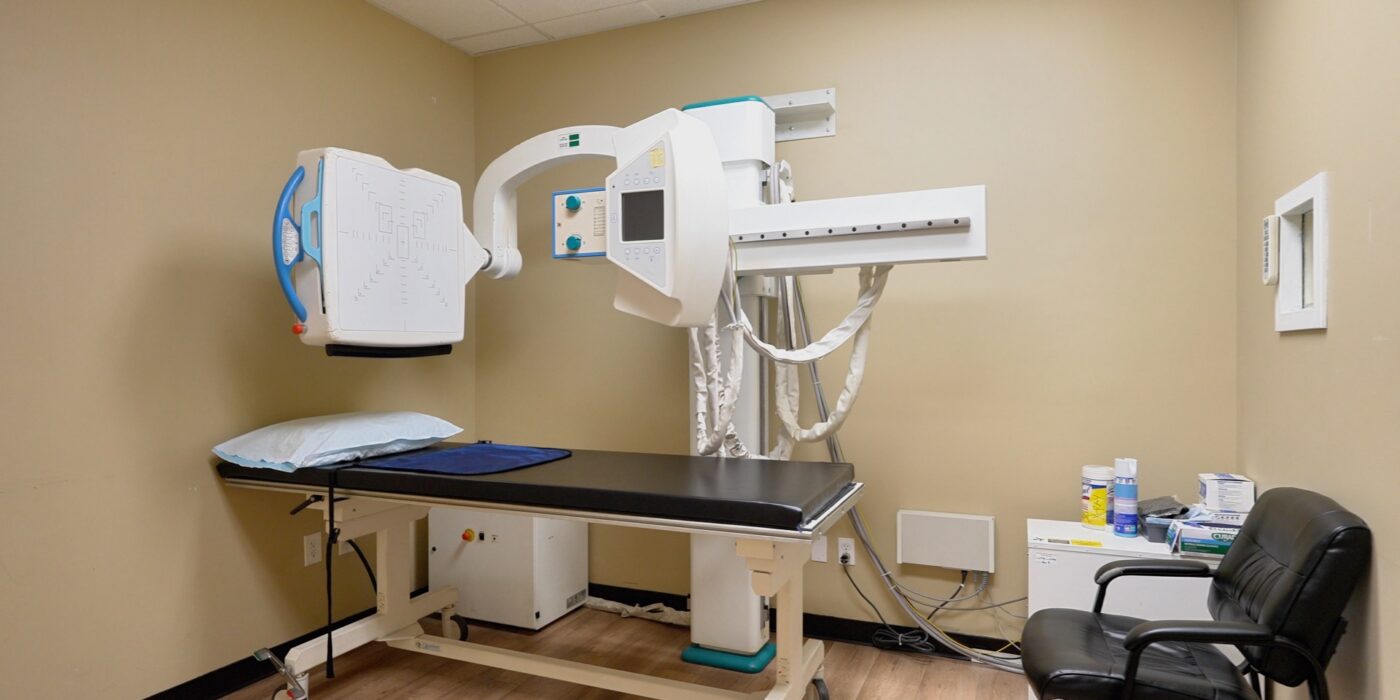 Digital X-ray imaging room at Rancho Open MRI in Rancho Cucamonga, CA