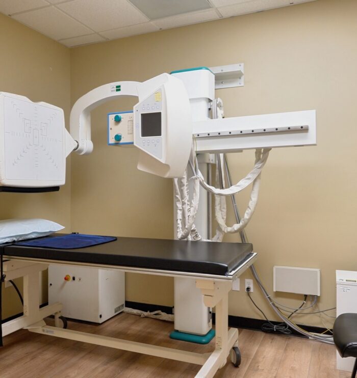 Digital X-ray imaging room at Rancho Open MRI in Rancho Cucamonga, CA