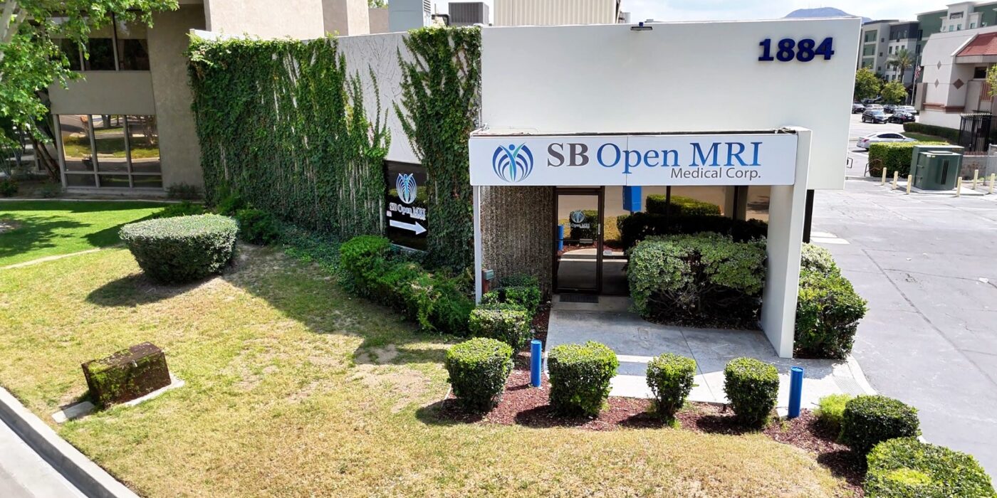 Exterior of San Bernardino Open MRI Medical Corp imaging center in San Bernardino, California